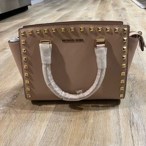 Michael Kors studded purse NWT